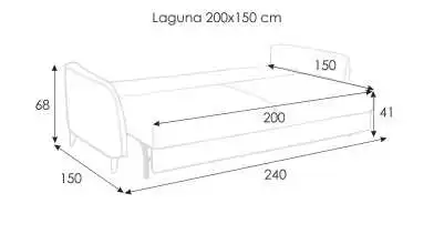Диван-кровать Laguna с коробом для белья Askona фото - 17 - превью
