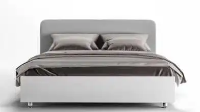 Мягкая кровать Bliss Ice, цвет Белый премиум на высоких ножках с прямым изголовьем Askona фотография товара - 5 - превью