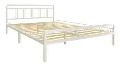 Современная металлическая кровать Avinon, цвет белый в спальню Askona фотография товара - 3 - превью