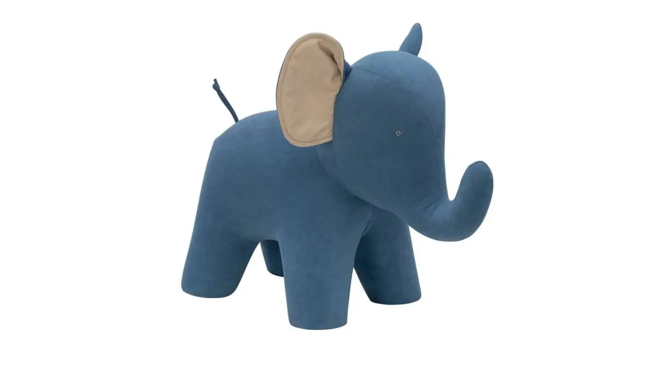 Пуф ELEPHANT blue фото - 1 - большое изображение