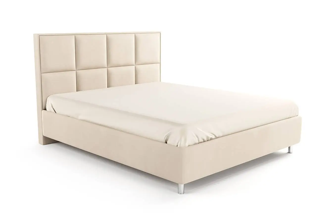 Мягкая кровать Linea с прямым изголовьем Askona фотография товара - 9 - большое изображение