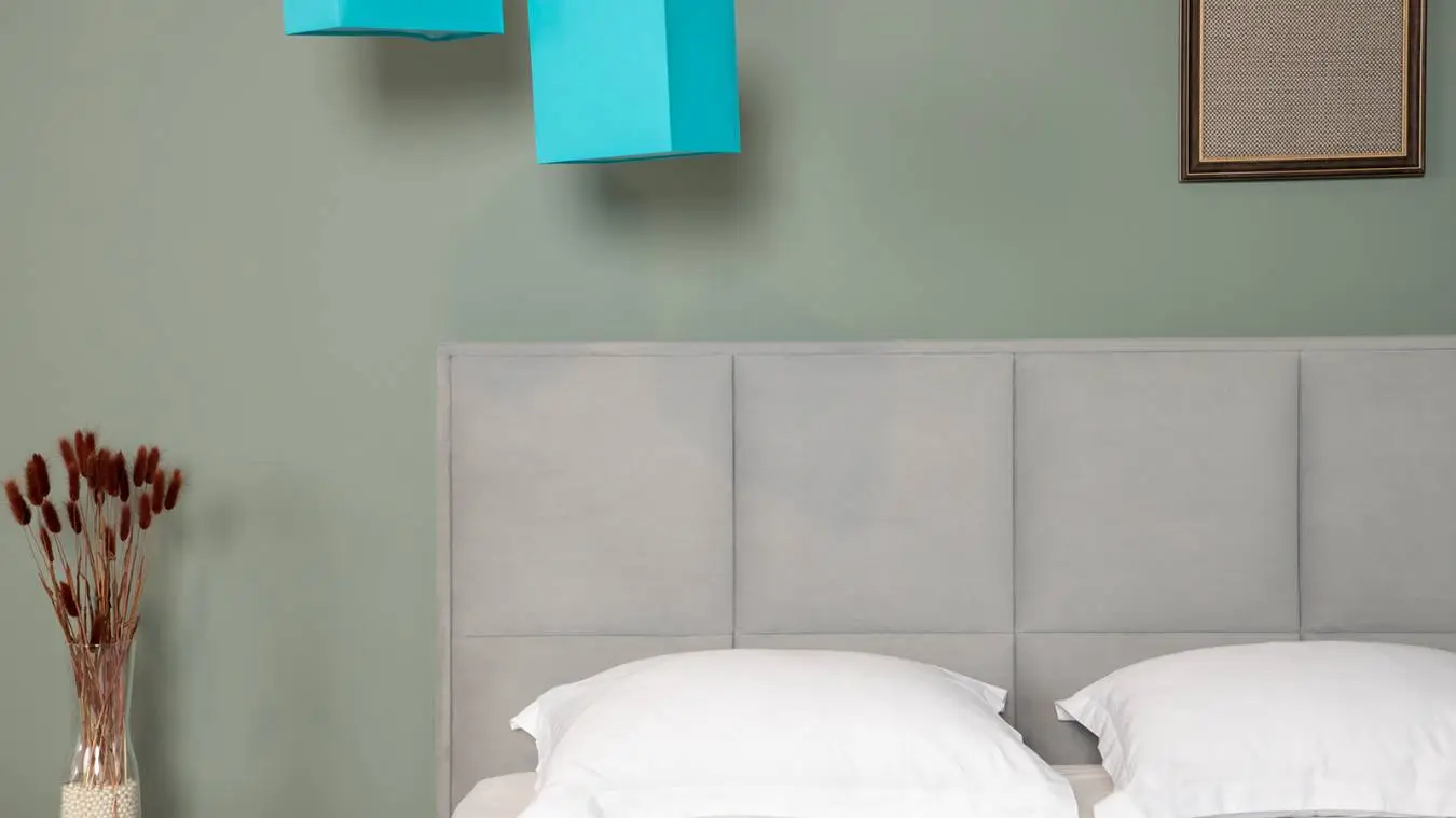 Мягкая кровать Linea с прямым изголовьем Askona фотография товара - 4 - большое изображение