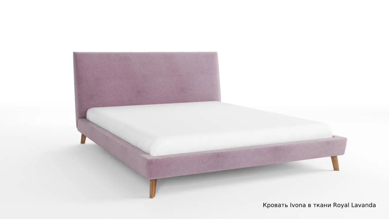 Мягкая кровать Ivona в скандинавском стиле фото - 7 - большое изображение