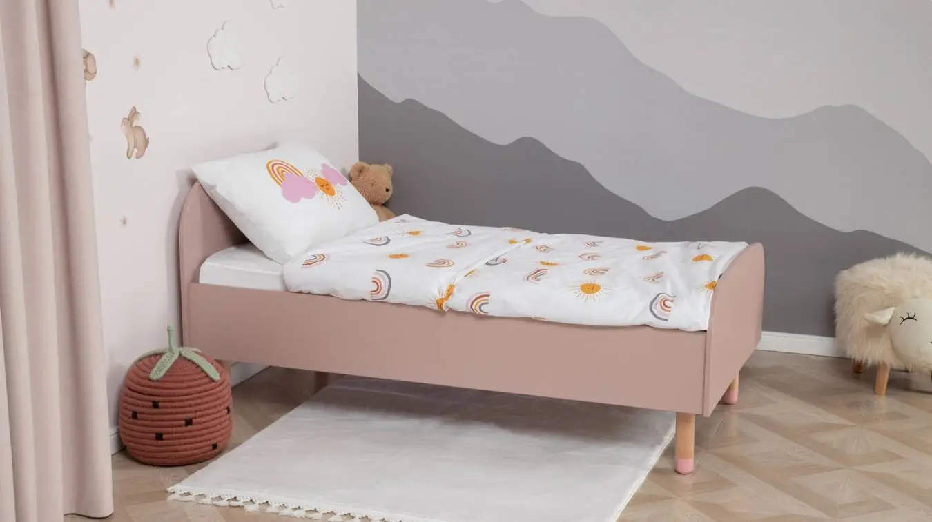 Детская кровать Kiki, цвет: Розовый Антик Askona фото - 1 - большое изображение
